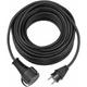 Brennenstuhl - Câble en caoutchouc de qualité IP44 5m noir