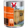 V33 - Lasure classique Solvantée Acajou Satin 1L - Acajou