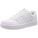 K-Swiss Men's Court Palisades Sneaker, White Gray M, 8 UK