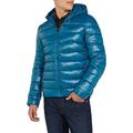 Wrangler Men's Puffer Jacket, Blue (Ink Blue B05), Large