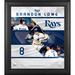 Brandon Lowe Tampa Bay Rays Framed 15" x 17" Stitched Stars Collage