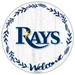 Tampa Bay Rays 12" Welcome Circle Sign