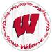 Wisconsin Badgers 12" Welcome Circle Sign