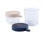 Coffret 2 portions verre 150ml pink, 250ml dark blue - Beaba