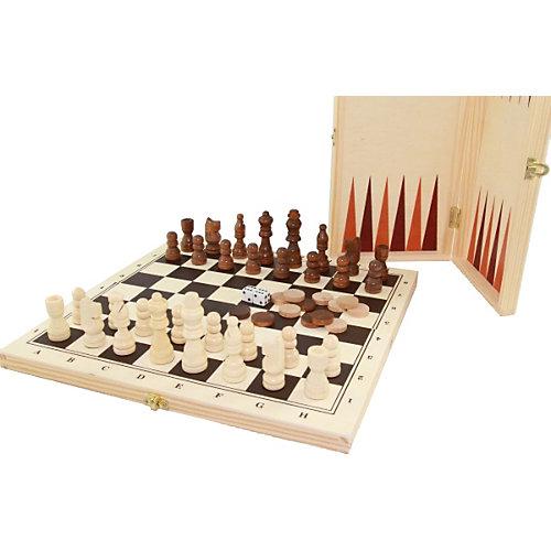 Longfield Schach/Dame/Backgammon Koffer
