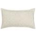 Ashton Collection Tufted Chenille Sham by Better Trends in Ivory (Size EURO)