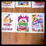 Disney Wall Decor | 3 Vintage Disney Prints Snow White | Color: White | Size: Os