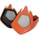 ABUS Scraper 3.0 WinterKit für den Fahrradhelm – Ohrenschützer und Helmmütze gegen Kälte und Wind – Orange, Größe L