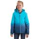 Killtec Funktionsjacke Mädchen Lynge GRLS JCKT E - Mädchenjacke mit Kapuze und Schneefang - Kinderjacke - Skijacke ist wasserdicht, azur, 152