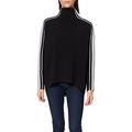 Tommy Hilfiger Women's CACIE Mock-NK SWTR Sweatshirt, Black (Black BDS), 34 (Size:M)