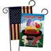 Breeze Decor Barbeque Time Impressions Decorative 2-Sided Polyester 19 x 13 in. Garden Flag in Black/Pink | 18.5 H x 13 W in | Wayfair