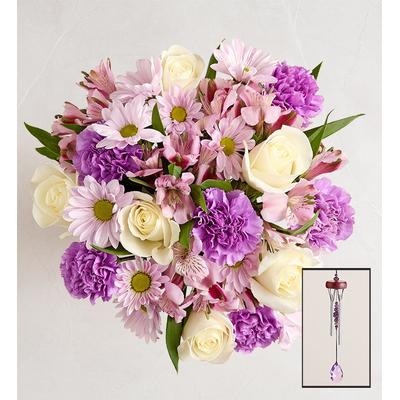 1-800-Flowers Flower Delivery Lavender Garden Bouquet Only W/ Windchime