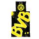 Borussia Dortmund BVB-Bettwäsche Glow in the Dark , 1 Stück ,(135x200cm), Gelb