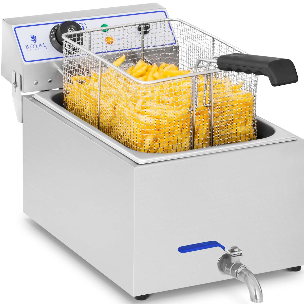 Royal Catering Elektro-Fritteuse - 17 l - 3000 W - Ablasshahn - Image