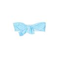 Zaful Swimsuit Top Blue Polka Dots Strapless Swimwear - Women's Size 6