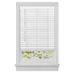 Wide Width Cordless GII Madera Falsa 2" Faux Wood Plantation Blind by Achim Home Décor in White (Size 43" W 64" L)