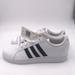 Adidas Shoes | Adidas Baseline K White/Black Sneaker Leather New | Color: Black/White | Size: 4.5bb