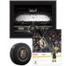 Vegas Golden Knights Young Collectors Bundle - Includes Team Stadium 10.5" x 13" Plaque Official Game Puck and Unsigned 8" 10" Mascot Photograph