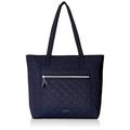 Vera Bradley Damen Performance Twill Vera Tragetasche Handtasche, Klassisches Marineblau