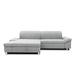 DOMO. Collection Mika Ecksofa, Sofa in L-Form, Eckcouch Eckgarnitur, 260x178x80 cm, Polsterecke in grau