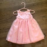 Ralph Lauren Dresses | Baby Girl Dress Carter’s 9m With Flowers | Color: Pink | Size: 9mb