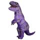 Rafalacy Inflatable T-REX Costume Adult Dinosaur Costumes Jumpsuit Air Blow up Halloween Cosplay Fancy Dress up Costume (Purple)
