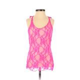 Charlotte Russe Tank Top Pink Halter Tops - Women's Size X-Small
