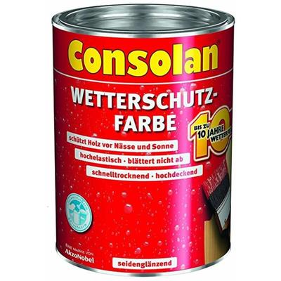 Consolan Wetterschutzfarbe weiss 0,75 Ltr. - size - color