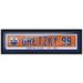 Wayne Gretzky Edmonton Oilers Framed Player Name Bar Replica Authentic Photo