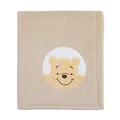 Disney Winnie The Pooh Hunny & Me - Grey & Marigold Super Soft Baby Blanket, Grey, Marigold