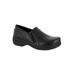 Wide Width Women's Bentley Slip-Ons by Easy Works by Easy Street® in Black (Size 9 1/2 W)