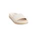 Wide Width Women's The Evie Footbed Sandal by Comfortview in White (Size 8 W)