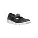 Wide Width Women's TravelLite Mary Jane Sneaker by Propet® in Black (Size 7 1/2 W)