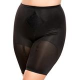 Plus Size Women's Firm Control Thigh Slimmer by Rago in Black (Size 40) Body Shaper