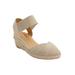 Extra Wide Width Women's The Abra Espadrille by Comfortview in New Khaki (Size 11 WW)