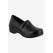 Extra Wide Width Women's Lyndee Slip-Ons by Easy Works by Easy Street® in Black Tool (Size 7 1/2 WW)