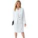 Plus Size Women's 2-Piece Stretch Crepe Single-Breasted Jacket Dress by Jessica London in White (Size 22 W) Suit