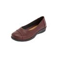 Women's The Gab Flat by Comfortview in New Wine (Size 9 M)