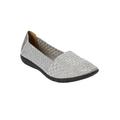 Women's The Bethany Flat by Comfortview in Pewter (Size 10 1/2 M)