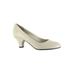 Extra Wide Width Women's Fabulous Pump by Easy Street® in Bone (Size 7 1/2 WW)