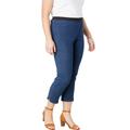 Plus Size Women's Stretch Denim Crop Jeggings by Jessica London in Medium Stonewash (Size 24 W) Jeans Legging