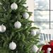 Three Posts™ Holiday Décor Ball Ornament Plastic in Gray/Yellow | 3 H x 3 W x 3 D in | Wayfair 5D2256881C434C35B991927AFAC0A05C