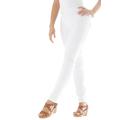 Plus Size Women's Stretch Denim Straight-Leg Jegging by Jessica London in White (Size 16 P) Jeans Legging