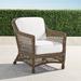 Hampton Lounge Chair in Driftwood Finish - Rain Resort Stripe Indigo - Frontgate