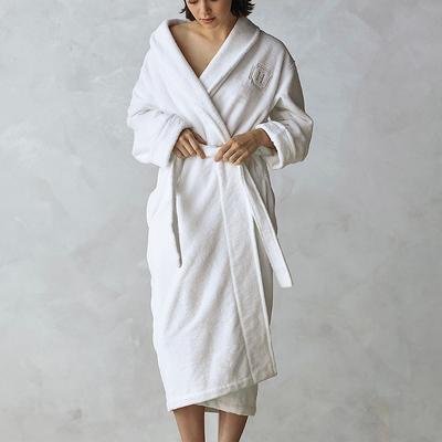 Plush Robe - White, Large - Frontgate Resort Collection™