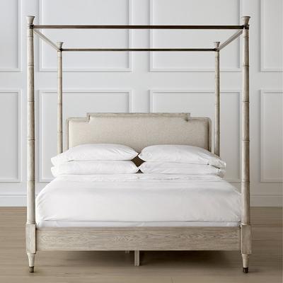 Raleigh Canopy Bed - Chestnut, Q...