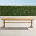 Teak Farmhouse 65" Dining Bench - Natural - Frontgate