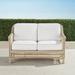 Hampton Loveseat in Ivory Finish - Rain Resort Stripe Indigo - Frontgate