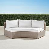 Pasadena II Modular Sofa in Dove Finish - Snow with Logic Bone Piping, Standard - Frontgate