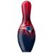 New England Patriots NFL On Fire Bowling Pin